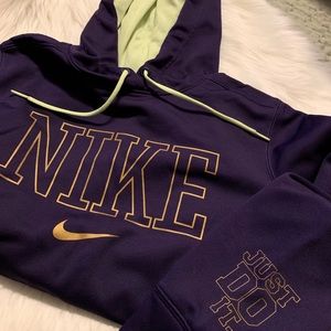 Nike Deep Purple Therma Fit Hoodie